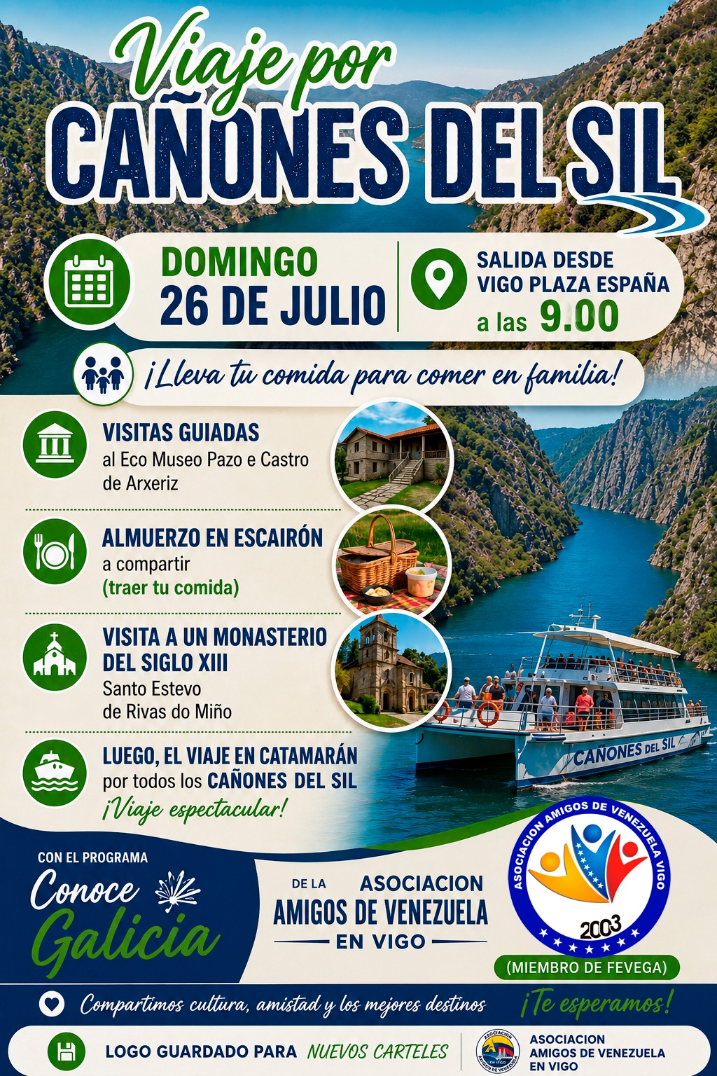 Excursión Cañones del Sil